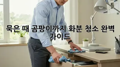 묵은 때, 곰팡이까지! 화분 청소 완벽 가이드