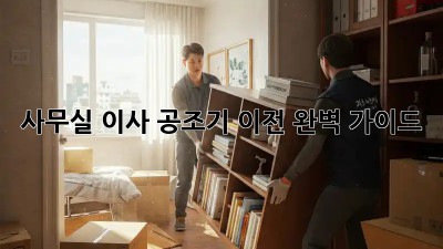 사무실 이사? 공조기 이전 완벽 가이드!